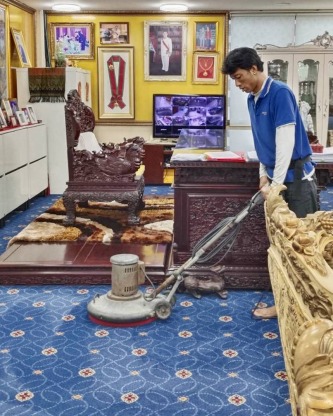 รับทําความสะอาดพรมปูพื้น - บริษัทจัดหาแม่บ้านประจําสํานักงาน รับทำความสะอาดโรงงาน อาคาร บ้าน - PROCARE